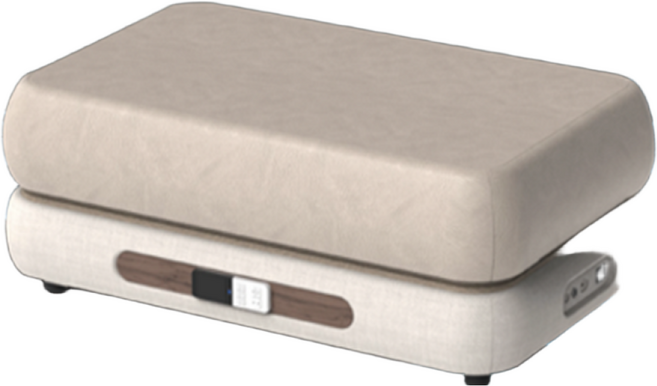 웨이비 WAVY 소파형 안마베드 기능성 안마의자 HK-2100 안마베드+소파+온열효과, 오트밀 아이보리