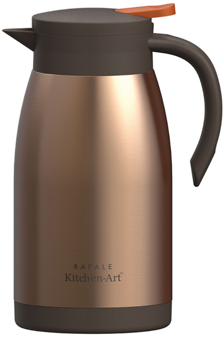 키친아트 라팔 뉴 골드메탈 스테인리스 보온포트, 혼합색상, 1L, 1개