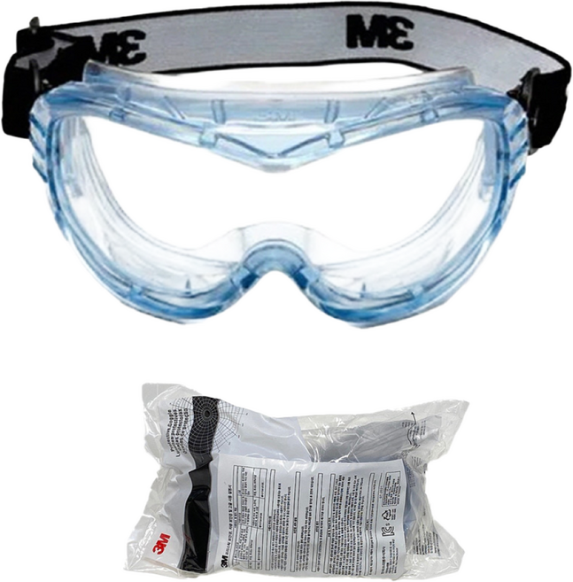 3M 고글 보안경 40654 Plus 김서림방지, 40654 Plus 고글보안경, 1개