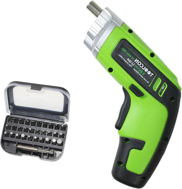 툴콘 충전드라이버 리튬 3.6V 1.3A TC-400L PRO, 1세트