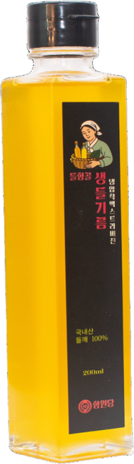 향원당 국산들기름 풍부한 향과맛의 프리미엄 생들기름, 1개, 200ml