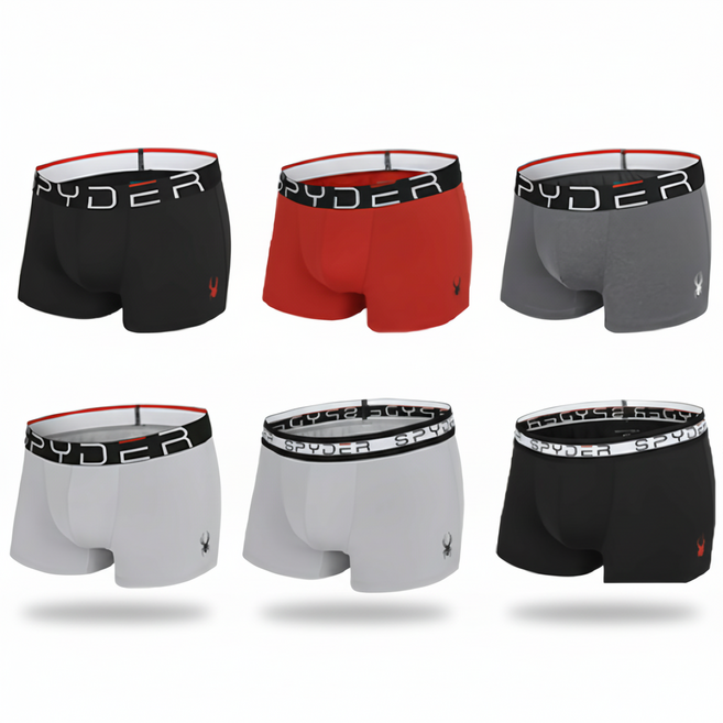 4+2 [스파이더] 남성 소프트터치 시그니처 드로즈 6종 세트