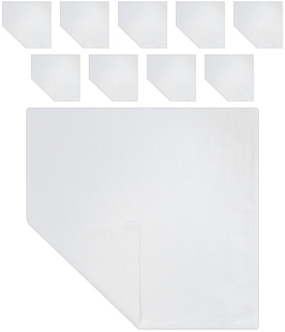 95g 살랑테 미용타올 빠른건조 업소용 미용실 헬스장 피부관리 네일 스포츠, 95g 백색, 10개