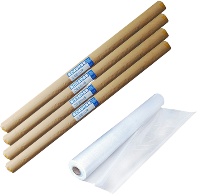 대형 45M 다용도 재생 비닐 타갬 롤 통비닐 건축용 보온 마끼 비니루, 통비닐 0.10X1.5M, 1개