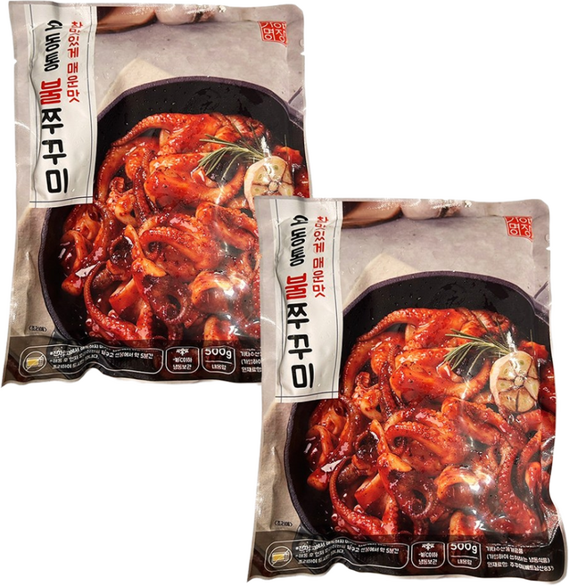 맛있게매운 불쭈꾸미볶음, 2개, 500g