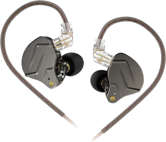 Keephifi KZ ZSN PRO 하이브리드 기술 전문가용 유선 인이어 이어폰 IEM, 노마이크, 블랙