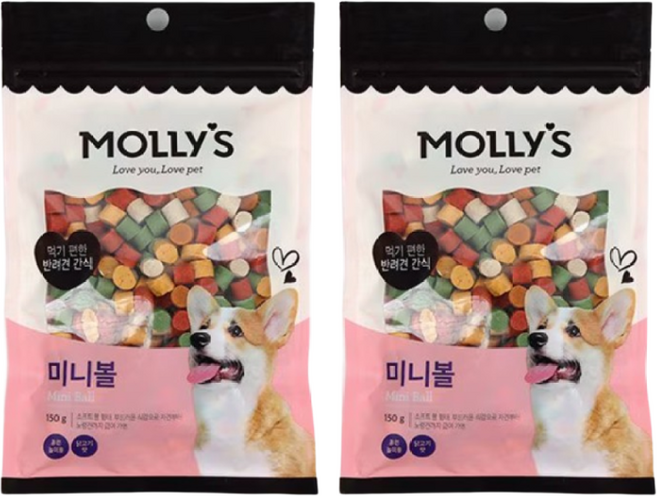몰리스 미니볼, 150g, 2개
