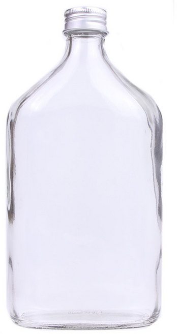 납작병500 유리병 1박스, 28파이 와인캡(소)/실버, 36개, 500ml