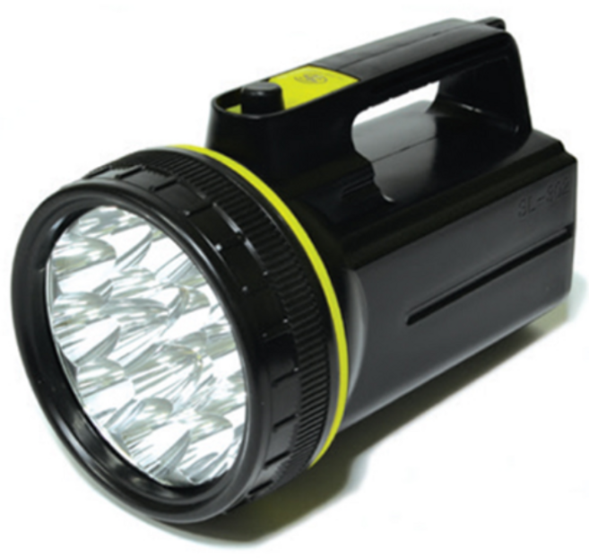 에코윈드 LED후레쉬 손전등 랜턴 led랜턴 후레쉬 렌턴 led손전등 SE-204, 15구 블랙, 1개