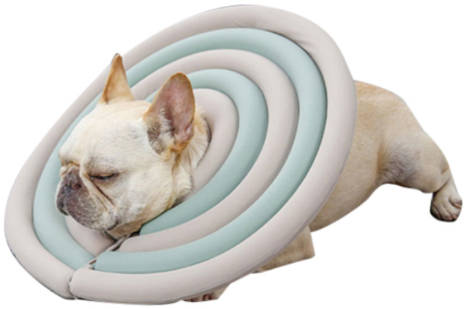 딩동펫 반려동물 초경량 넥카라, 카키, 1개