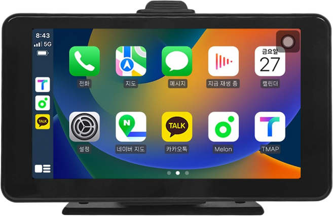 모비디안 DRIVE7 무선 카플레이 안드로이드오토 7인치 차량용 모니터 거치 매립 올인원 내비, DRIVE7 모니터 + 후방카메라