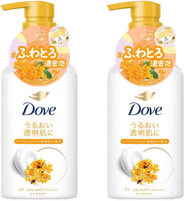 도브 바디워시 금목서 향기 폭신폭신한 바디비누 450g 2개