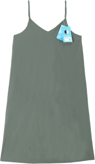 라르고비에 브이넥 끈 조절 나시 원피스 A라인 민소매 뷔스티에[기장2종]