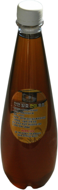 화왕산산성누룩 흑초원액(현미 발효식초) 500ml(2년 이상), 500g, 1개