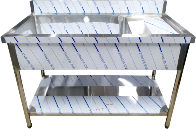 1조 2조 업소용 싱크대 모음 1200 스텐 씽크대 개수대 세정대, 01-8. 1200(1조 2/3 우날), 배수구 추가