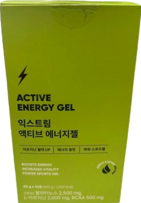 익스트림 액티브 에너지젤 14p, 560g, 1개 - 쿠팡