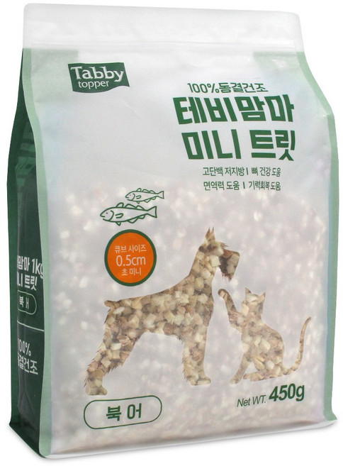 테비맘마 미니트릿 반려간식, 1개, 450g