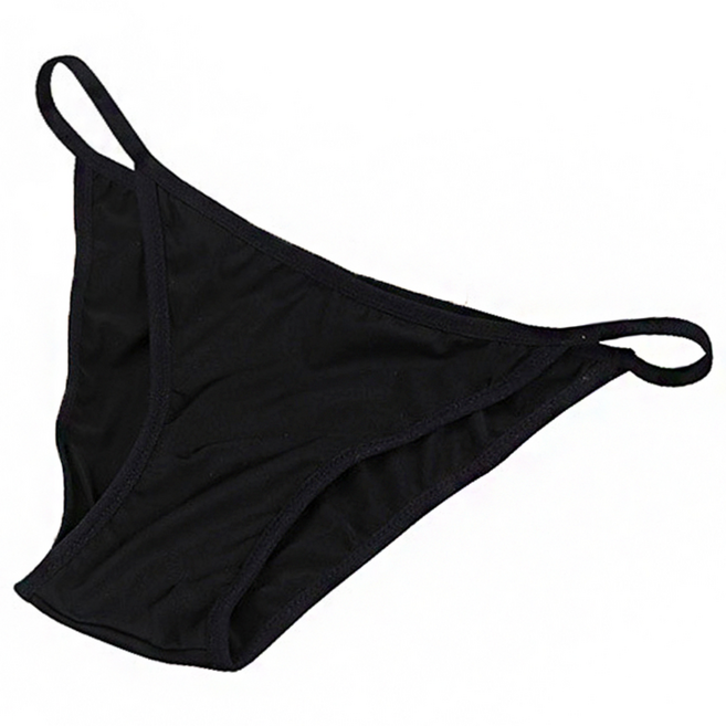 여성 수영복 비키니 이너팬티 래쉬가드, 1개, 블랙