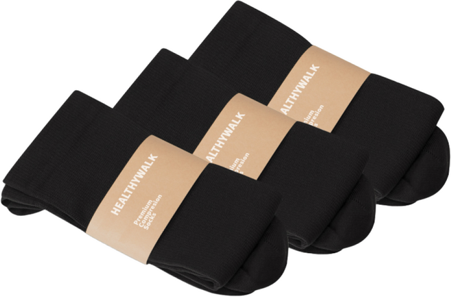 헬씨워크 하지정맥 압박스타킹 다리붓기 니삭스 남녀공용 빅사이즈