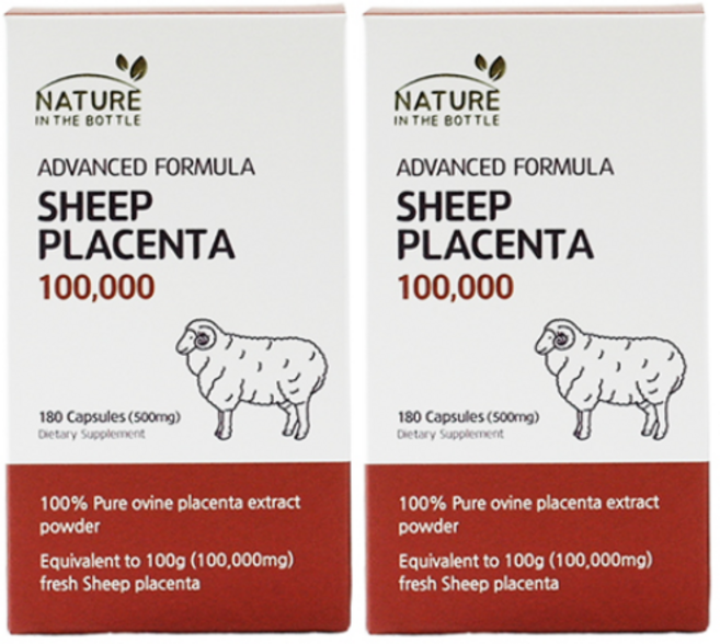 네이쳐인더보틀 호주산양태반 100000mg 180정, 2개, 500g