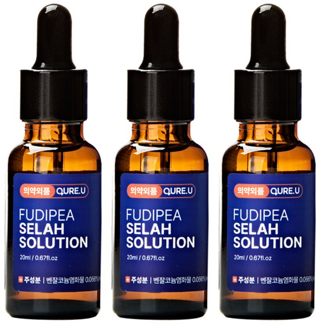 의약외품 큐어유 푸디페아 셀라솔루션 문제성 손 발톱 영양제 관리 앰플, 3개, 20ml
