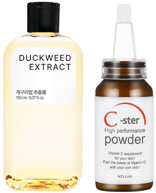 레츠큐어 비타민c 파우더 15g + 부평초추출물토너 150ml, 1개
