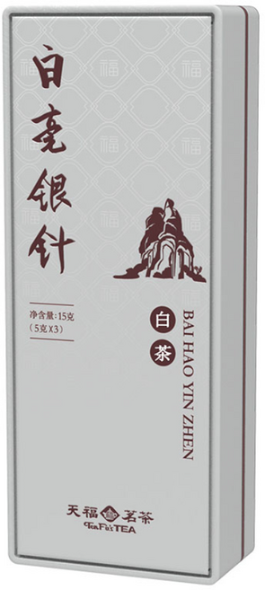 (해외직구g138)천복 복정 백차 백호은침 특급 15g, 1개, 1개입