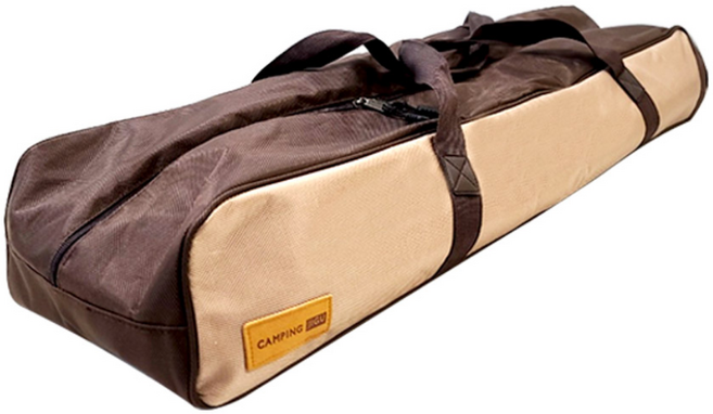 캠핑지구 폴대가방 타프 텐트 수납 캠핑 케이스, 브라운