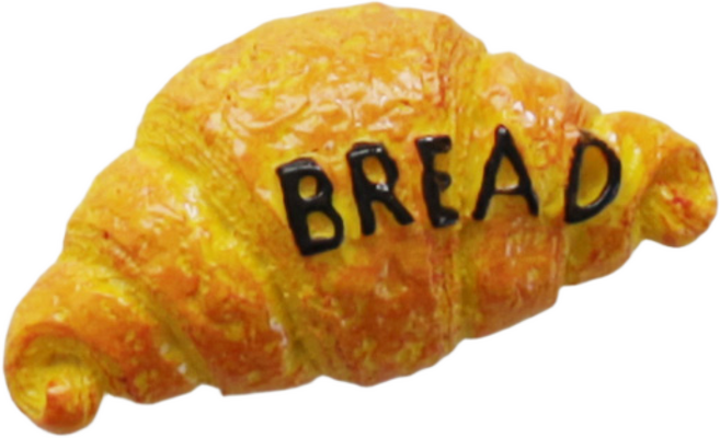 냉장고 자석 애니멀 브레드 미니어처 마그넷 음식 모형 마그네틱 6종 세트