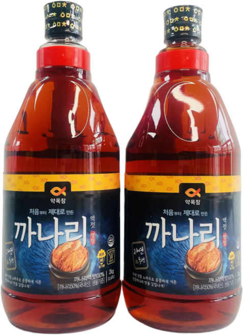 까나리액젓 2KG약목, 1개, 2kg