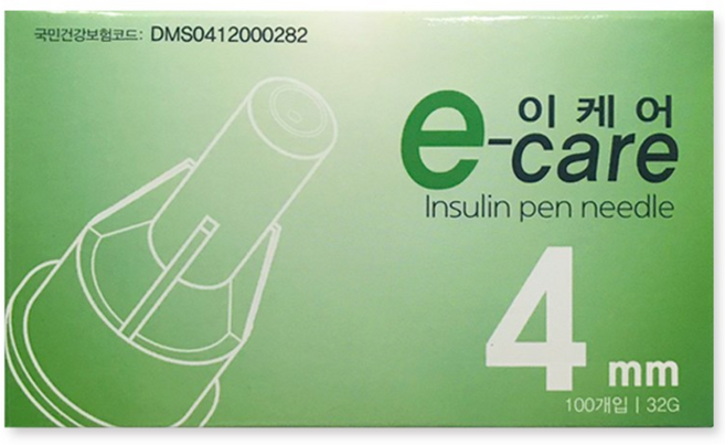 이케어 인슐린 펜니들 멸균주사침 32G 4mm 100개입, 1개