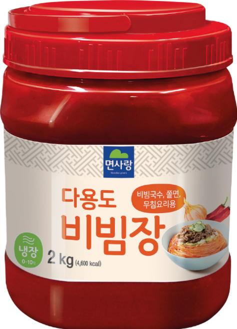 면사랑 다용도 비빔장 2kg 아이스박스 무료, 1개