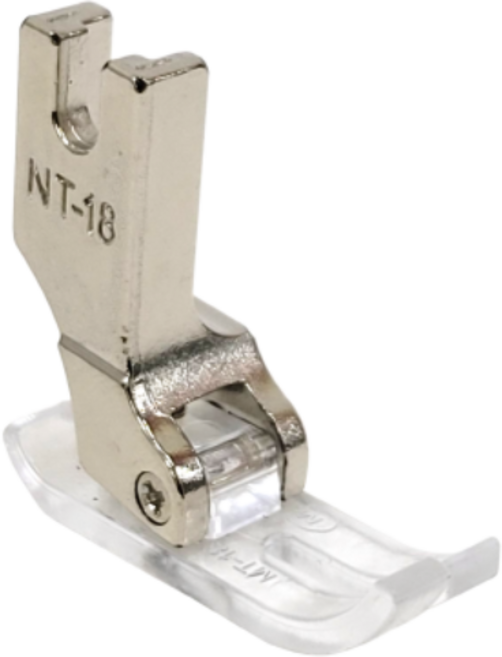 공업용노루발 본봉 미싱 플라스틱 투명바닥 노루발 NT-18, 1개