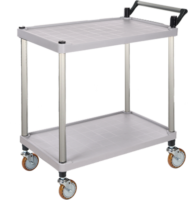 티렉스 국산 2단 서빙카트 대형 회색, 1개, 그레이