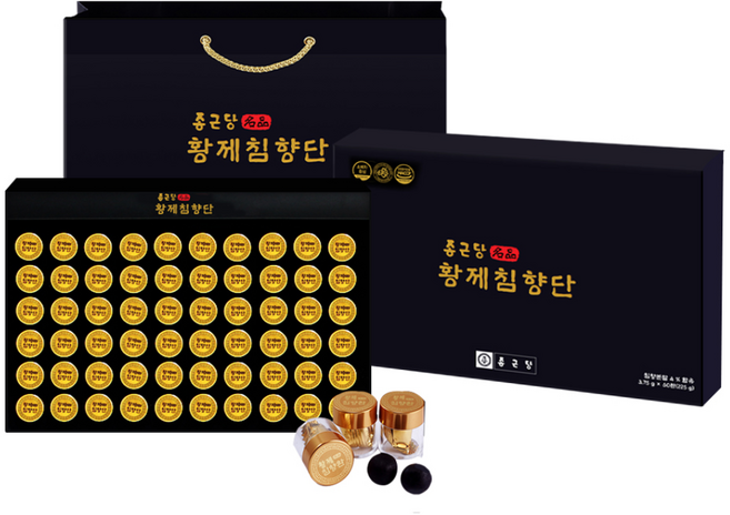 종근당 황제 침향단 + 쇼핑백, 225g, 1개