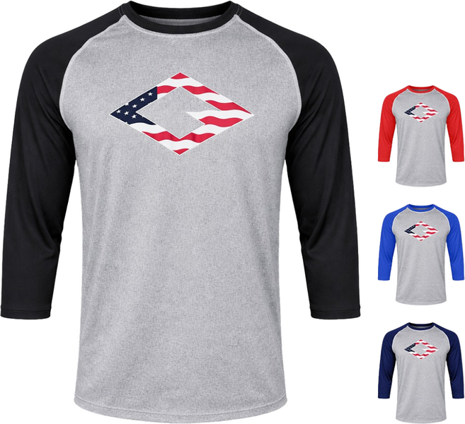 골드이스트 야구 언더티 USA 7부 스포츠 언더레이어 언더셔츠