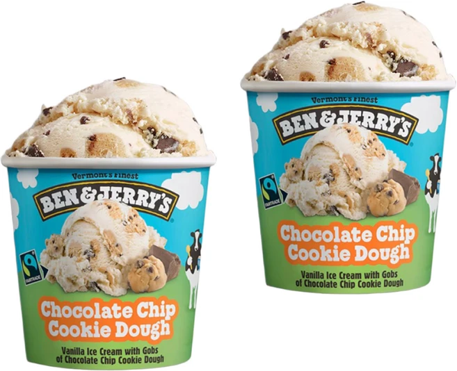 벤앤제리스 초콜릿 칩 쿠키 도우 473ml 아이스크림 파인트 바닐라 초코 쿠키 프리미엄 수입, 2개 - 쿠팡