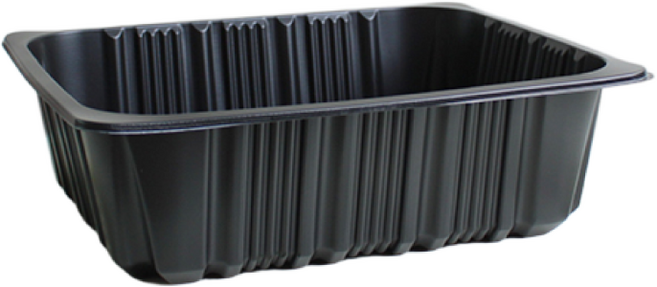 AJ-23197 흑색 실링용기 반찬 찜 탕 도시락 밀키트 배달 포장용기 [600개]