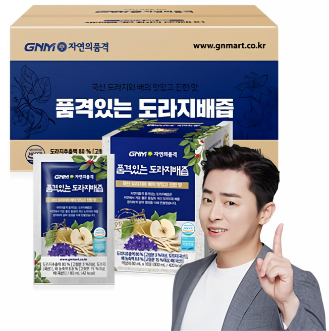 GNM자연의품격 품격있는 도라지배즙, 80ml, 50개