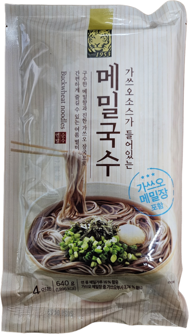 청수 가쓰오메밀 소스포함, 640g, 10개