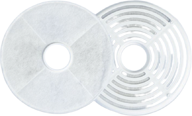 누심비 강아지 고양이 펫 급수기 YPD-C03 필터 리필 부품, 누심비 급수기 리필 필터, 1개