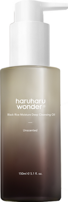 하루하루 원더 블랙 라이스 모이스처 딥 클렌징 오일, 150ml, 1개