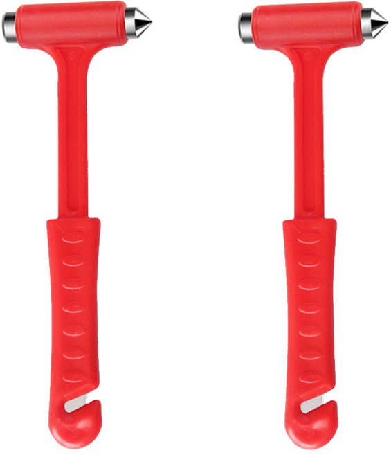 차량용 망치 해머, 레드, 2개