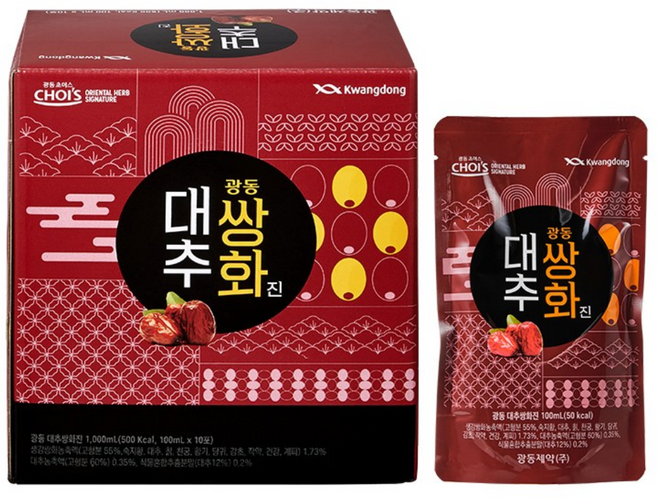 광동 대추 쌍화진 10p, 1L, 1개