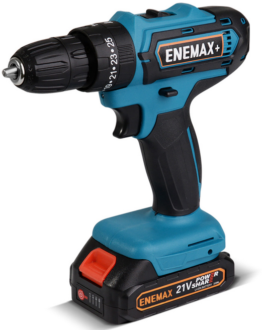 에너맥스 충전 임팩 해머 전동드릴 전동공구 배터리 드라이버 21V배터리포함, 1세트, 본품 + 배터리1개