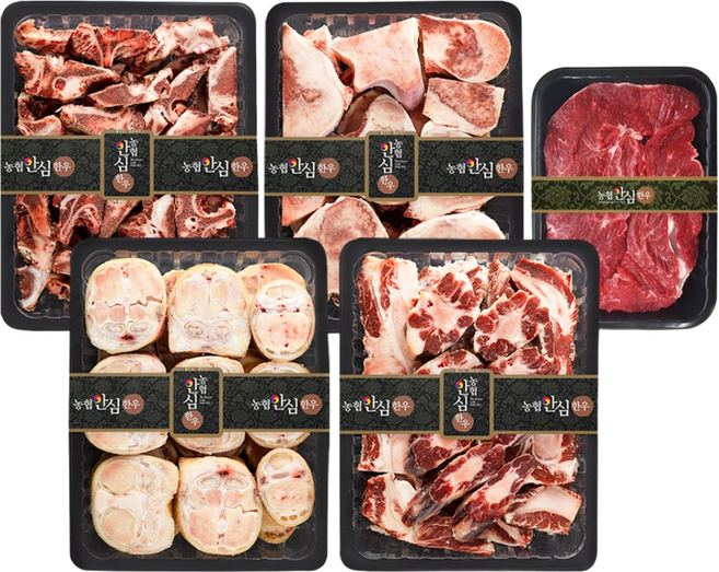[농협안심한우] 보신한판+사태 8.6kg (사골 잡뼈 꼬리반골 우족 사태), 1개