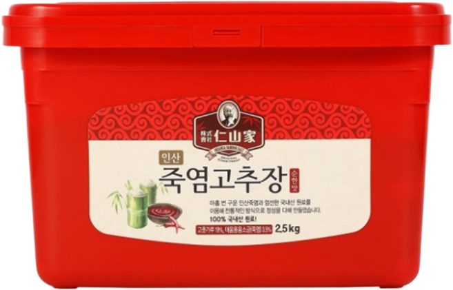 인산가 죽염 고추장 순한맛, 1개, 2.5kg