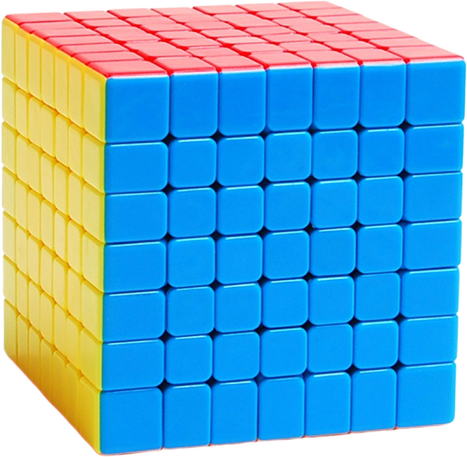 투데이리빙 프리미엄 7X7 큐브 재밌는 사각 큐빙 두뇌 지능 창의력 향상 취미 활동 놀이, R98638A, 1개, 혼합색상