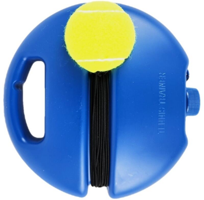 셀프 테니스 리턴볼 스윙 벽치기 연습기 세트 1인 트레이닝 툴 나홀로 연습기구