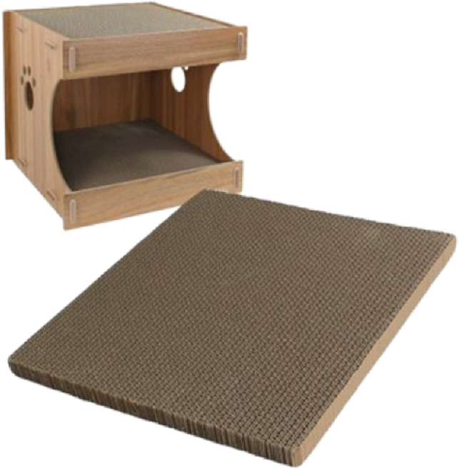 루어캣 고양이 숨숨집 스크래쳐 46 (리필1p), 1개